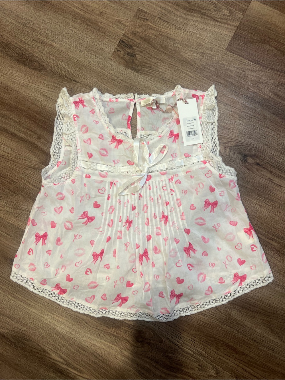 LoveShackFancy Sprouse Pj Set in Rosey Dream - Picture 5 of 9